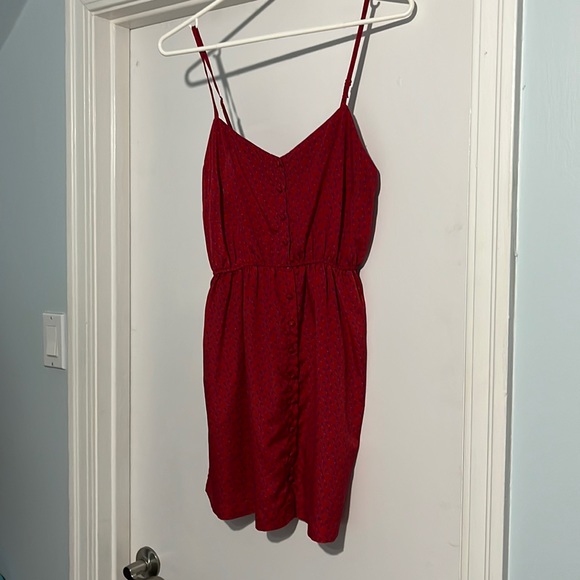 Forever 21 red baby doll dress with pockets - Picture 2 of 7